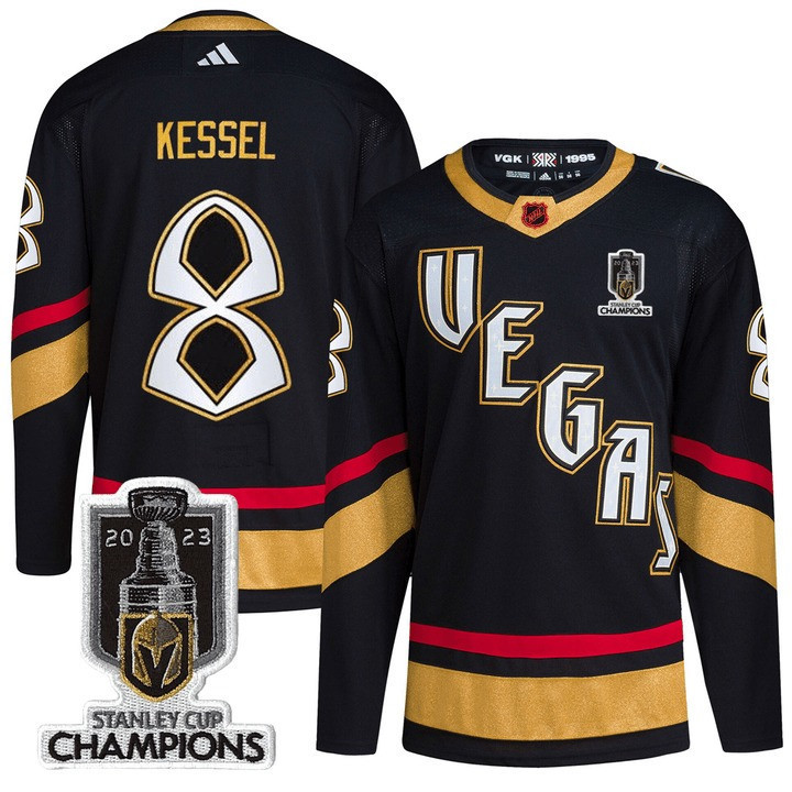 Men’s Vegas Golden Knights 2023 Stanley Champions Patch Jersey V2 – All Stitched - Image 3