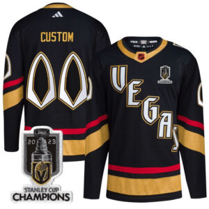Vegas Golden Knights 2023 Stanley Champions Patch Custom Jersey V2 – All Stitched
