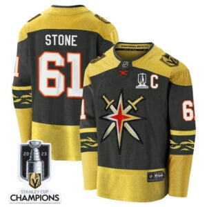 Men’s Vegas Golden Knights 2023 Stanley Champions Jersey – All Stitched