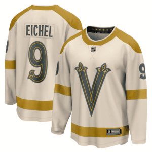 Men's Vegas Golden Knights Cream 2024 Breakaway Player Jersey - All Stitched