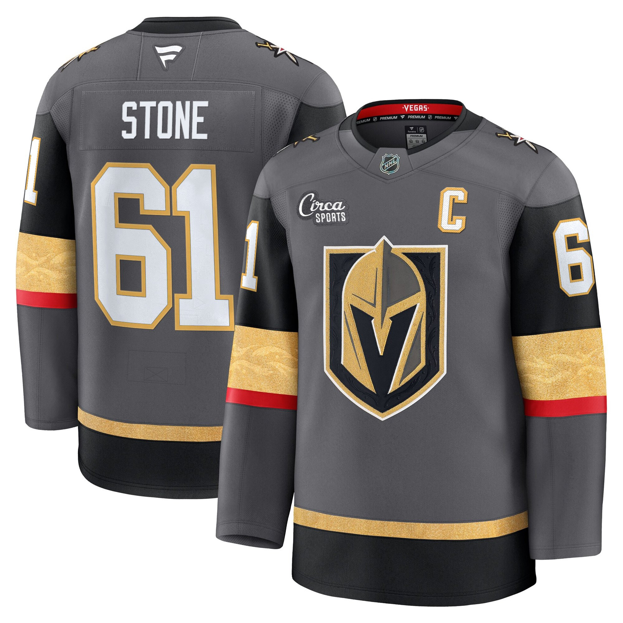 Men's Vegas Golden Knights Premium Jersey - All Stitched - Image 16