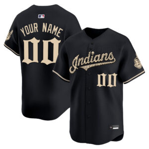 Cleveland Indians 'Halloween Mummy Edition' Vapor Premier Limited Custom Jersey - Stitched