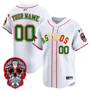 Houston Astros Mexico 2025 'Día de los Muertos Edition' Vapor Premier Limited Custom Jersey - All Stitched