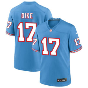 Chimere Dike #17 Tennessee Titans Blue Jersey - All Stitched