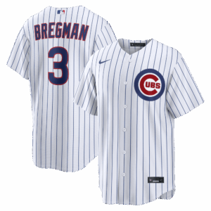 Alex Bregman Chicago Cubs White Home Jersey - All Stitched