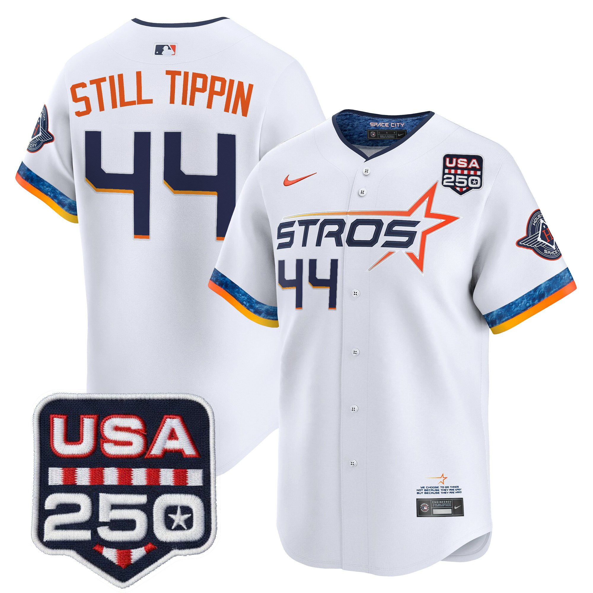 Men’s Houston Astros 250America Patch Vapor Premier Limited Jersey - All Stitched - Image 31