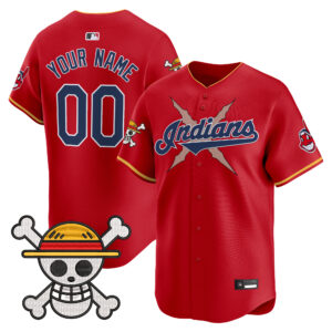 Cleveland Indians x One Piece Vapor Premier Limited Custom Jersey - Stitched
