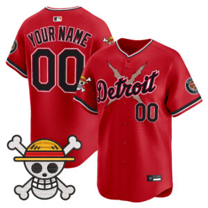 Detroit Tigers x One Piece Vapor Premier Limited Custom Jersey - Stitched
