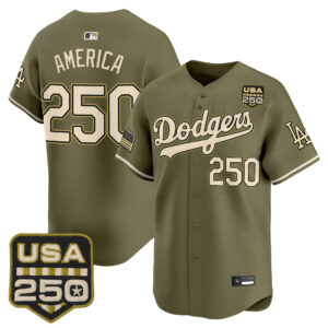 Los Angeles Dodgers 2026 Armed Forces Day Vapor Premier Limited Jersey - All Stitched