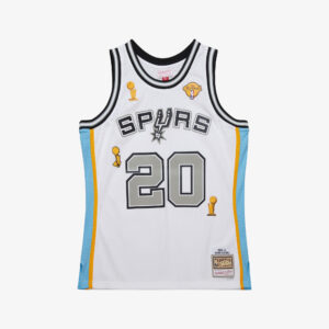 Manu Ginobili San Antonio Spurs White Jersey - All Stitched