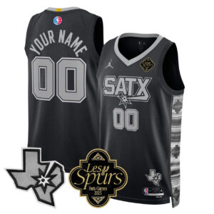 San Antonio Spurs Statement Edition Custom Jersey - All Stitched