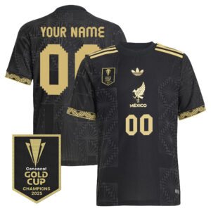 Mexico 2025 Gold Cup Champions Custom Jersey