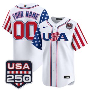 Team USA World Baseball Classic "America250 Edition" Vapor Premier Limited Custom Jersey - All Stitched