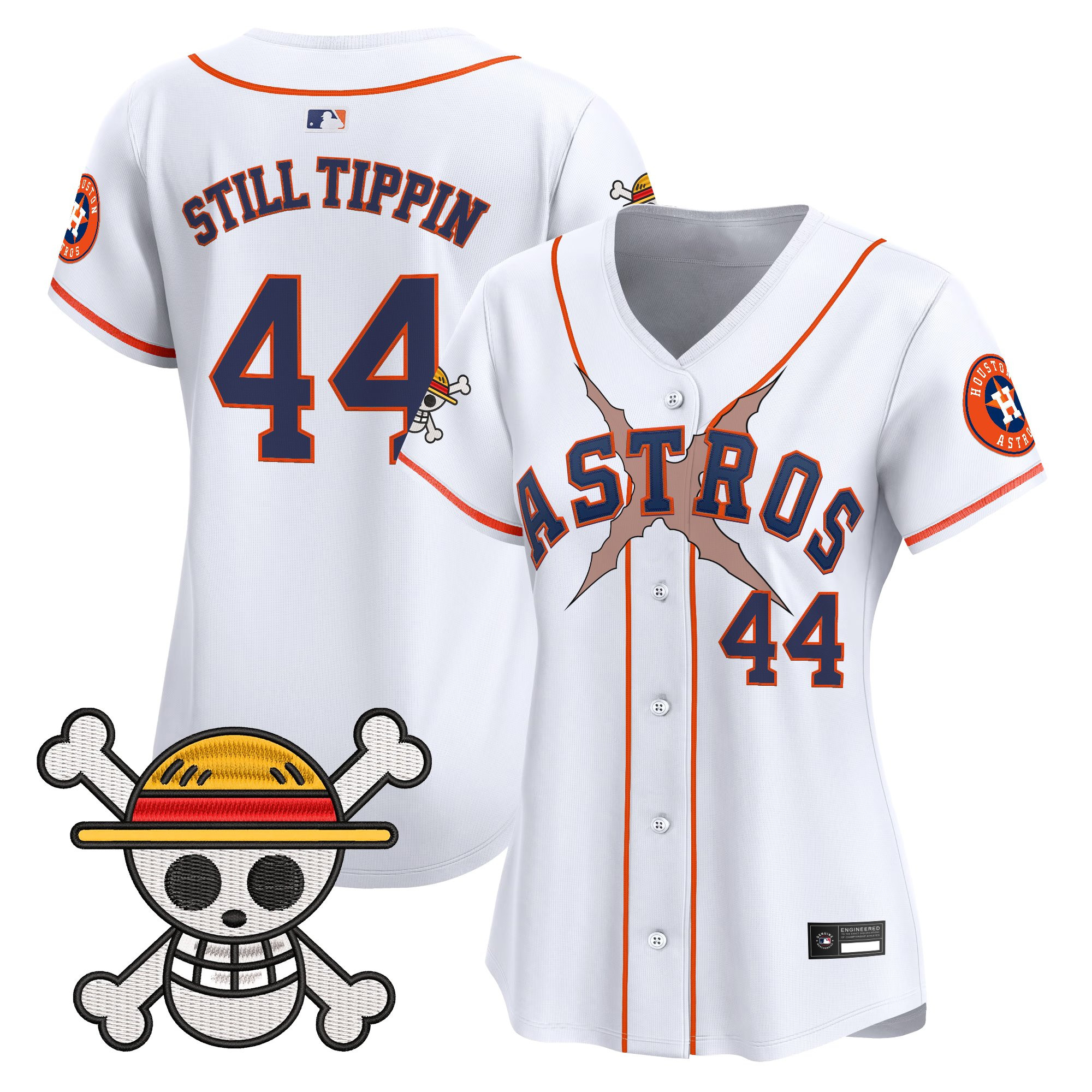 Women's Houston Astros x One Piece Vapor Premier Limited Jersey - Stitched - Image 21