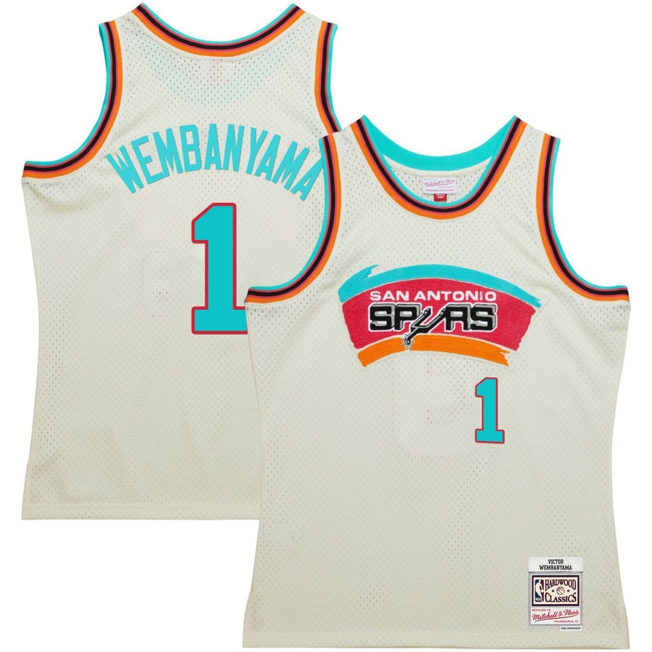 Victor Wembanyama San Antonio Spurs Cream Jersey - All Stitched