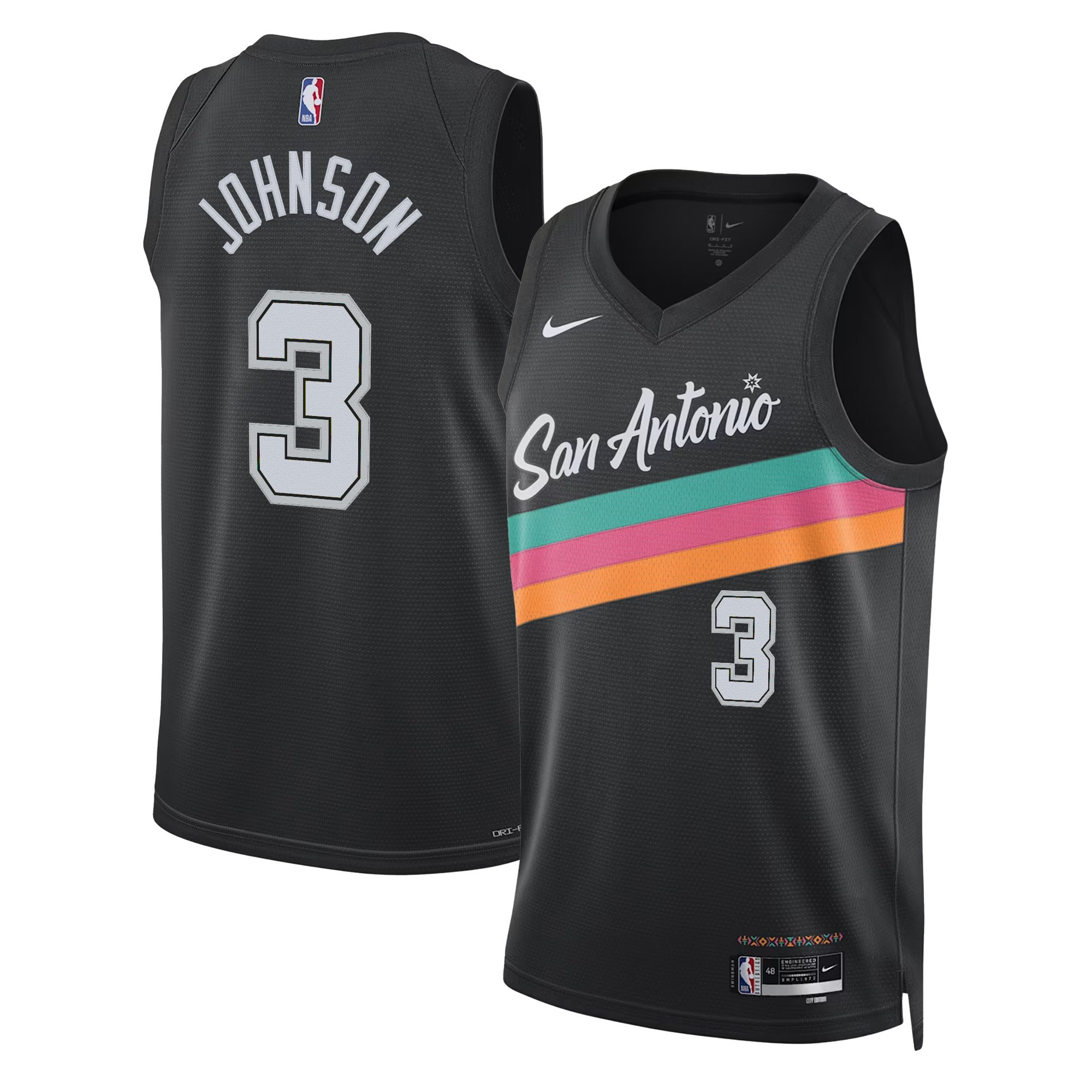 Men's San Antonio Spurs Jersey Collection - All Stitched - Image 36