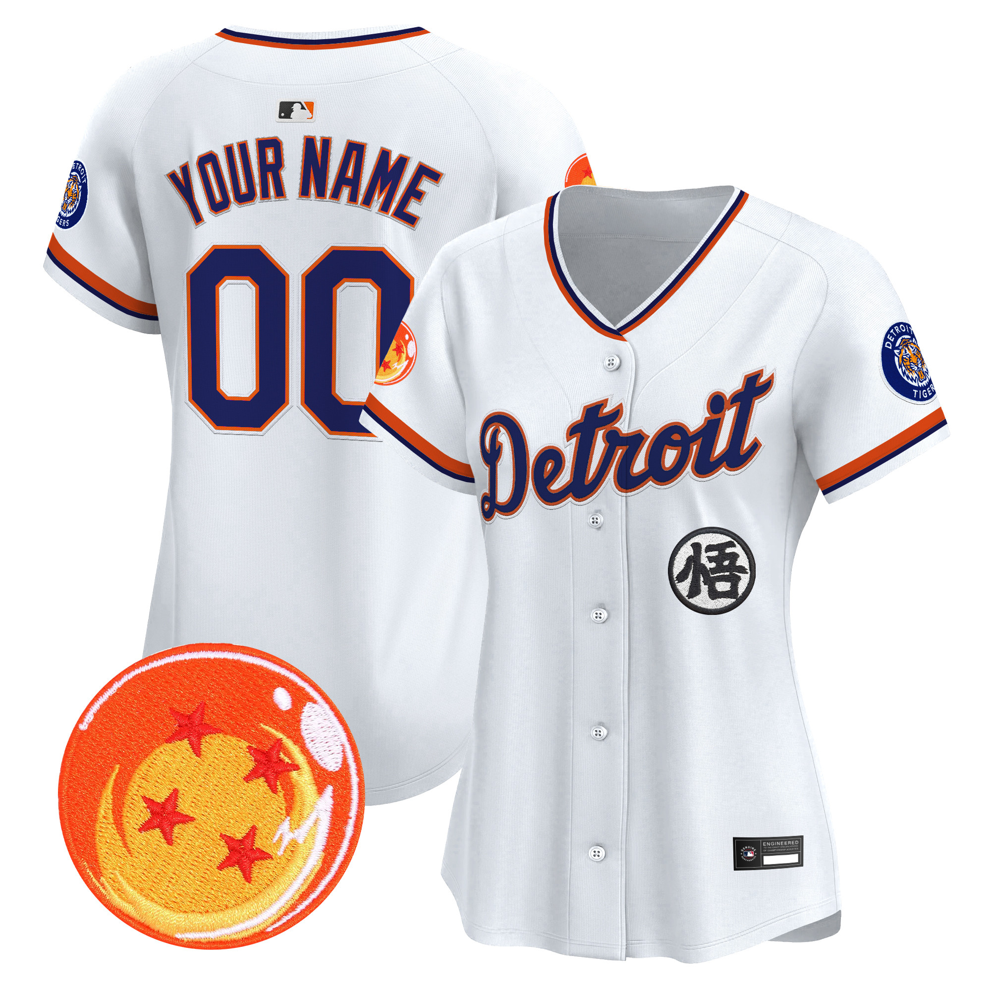 Detroit Tigers x Dragon Ball Vapor Premier Limited Custom Jersey - All Stitched - Image 9