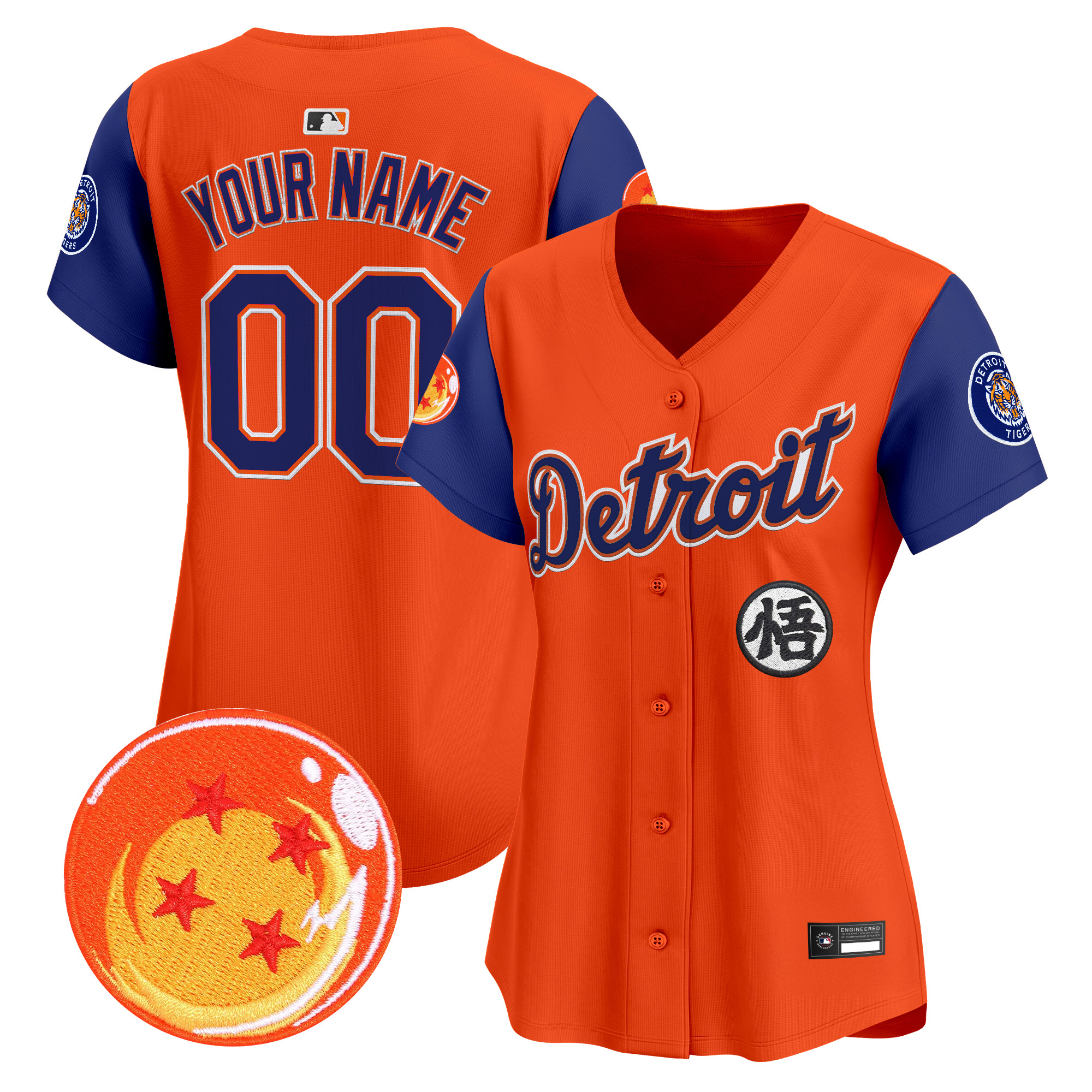 Detroit Tigers x Dragon Ball Vapor Premier Limited Custom Jersey - All Stitched - Image 7