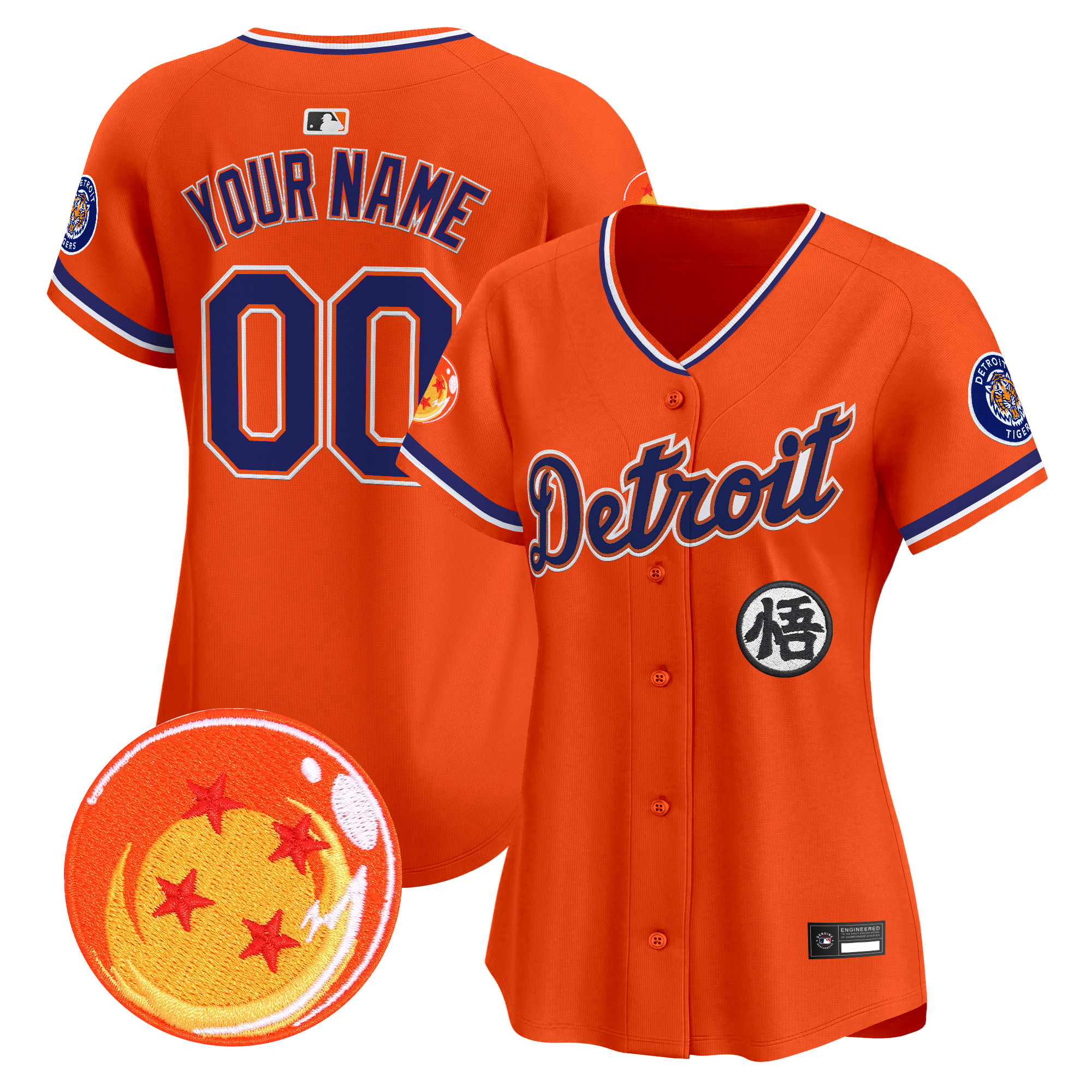 Detroit Tigers x Dragon Ball Vapor Premier Limited Custom Jersey - All Stitched - Image 6