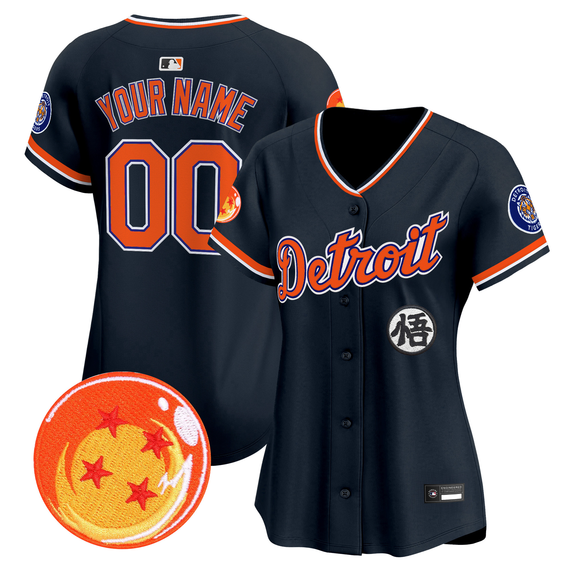 Detroit Tigers x Dragon Ball Vapor Premier Limited Custom Jersey - All Stitched - Image 8