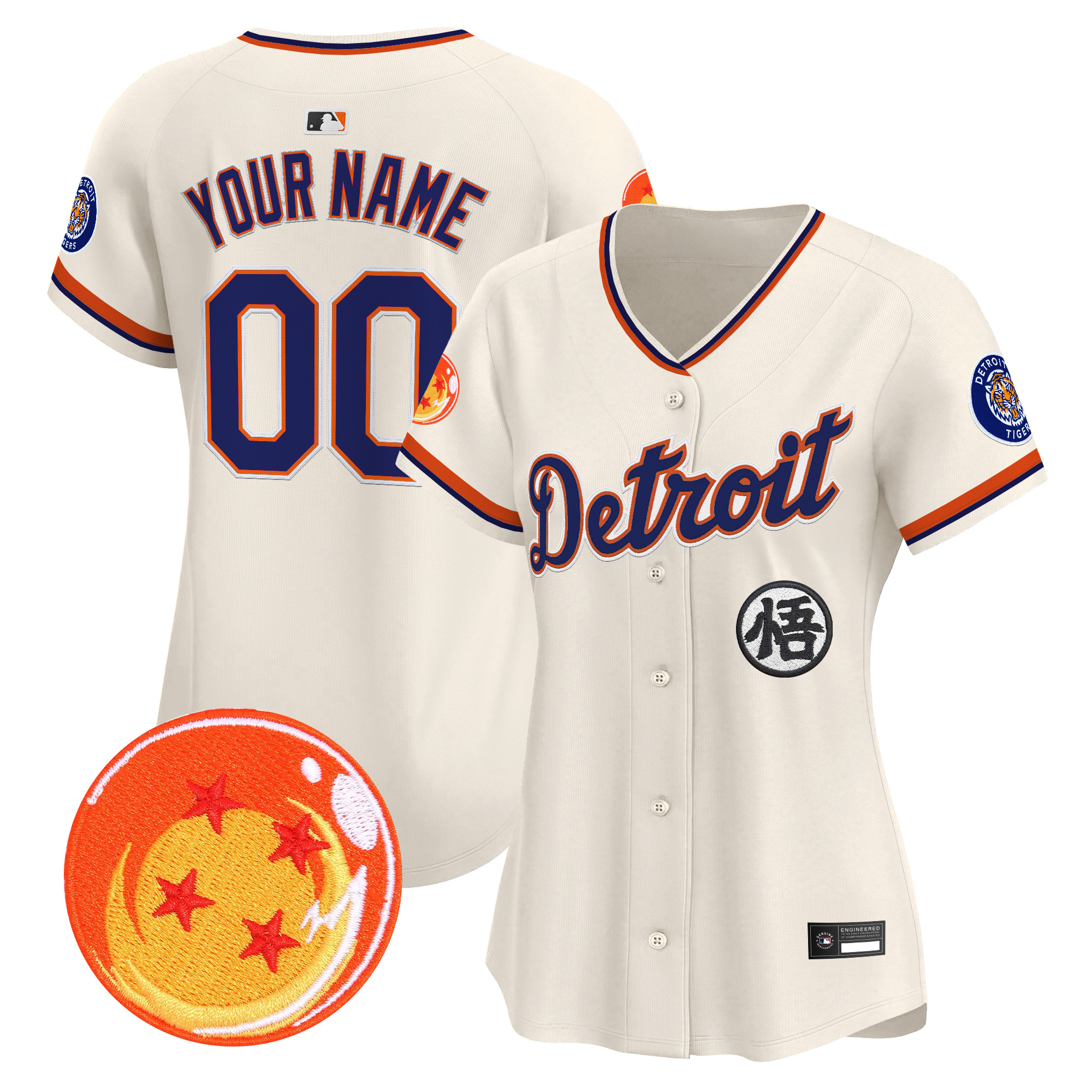 Detroit Tigers x Dragon Ball Vapor Premier Limited Custom Jersey - All Stitched - Image 10