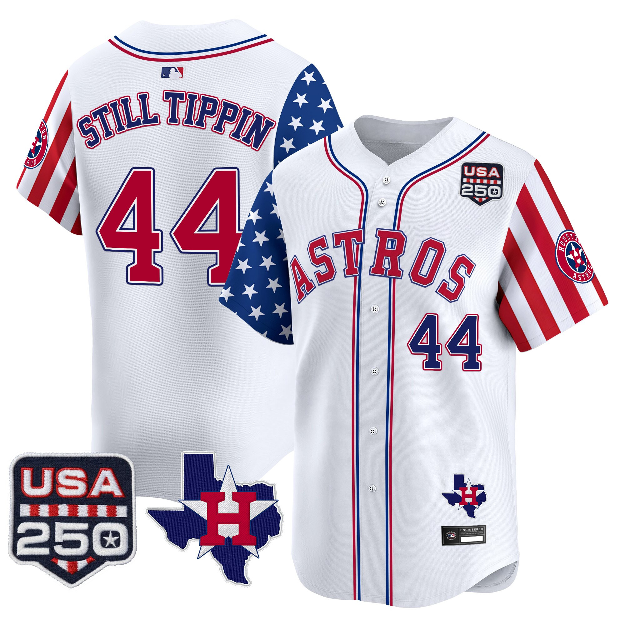 Men's Houston Astros "America 250 Edition" Vapor Premier Limited Jersey - All Stitched - Image 9
