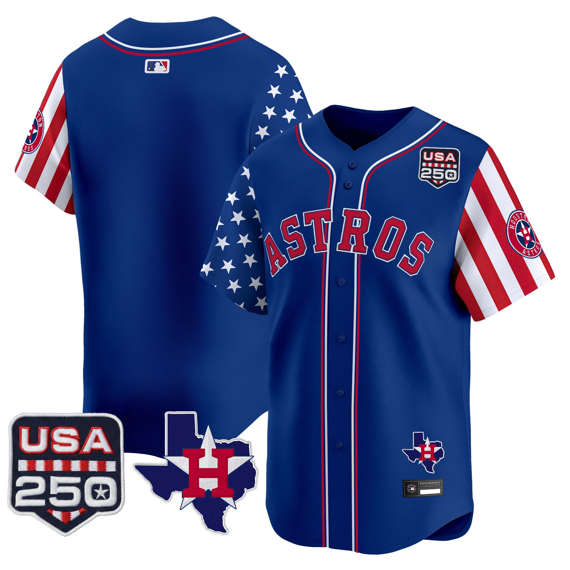 Men's Houston Astros "America 250 Edition" Vapor Premier Limited Jersey - All Stitched - Image 33