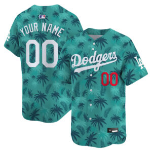 Los Angeles Dodgers GTA Vice City Vapor Premier Limited Custom Jersey - Stitched