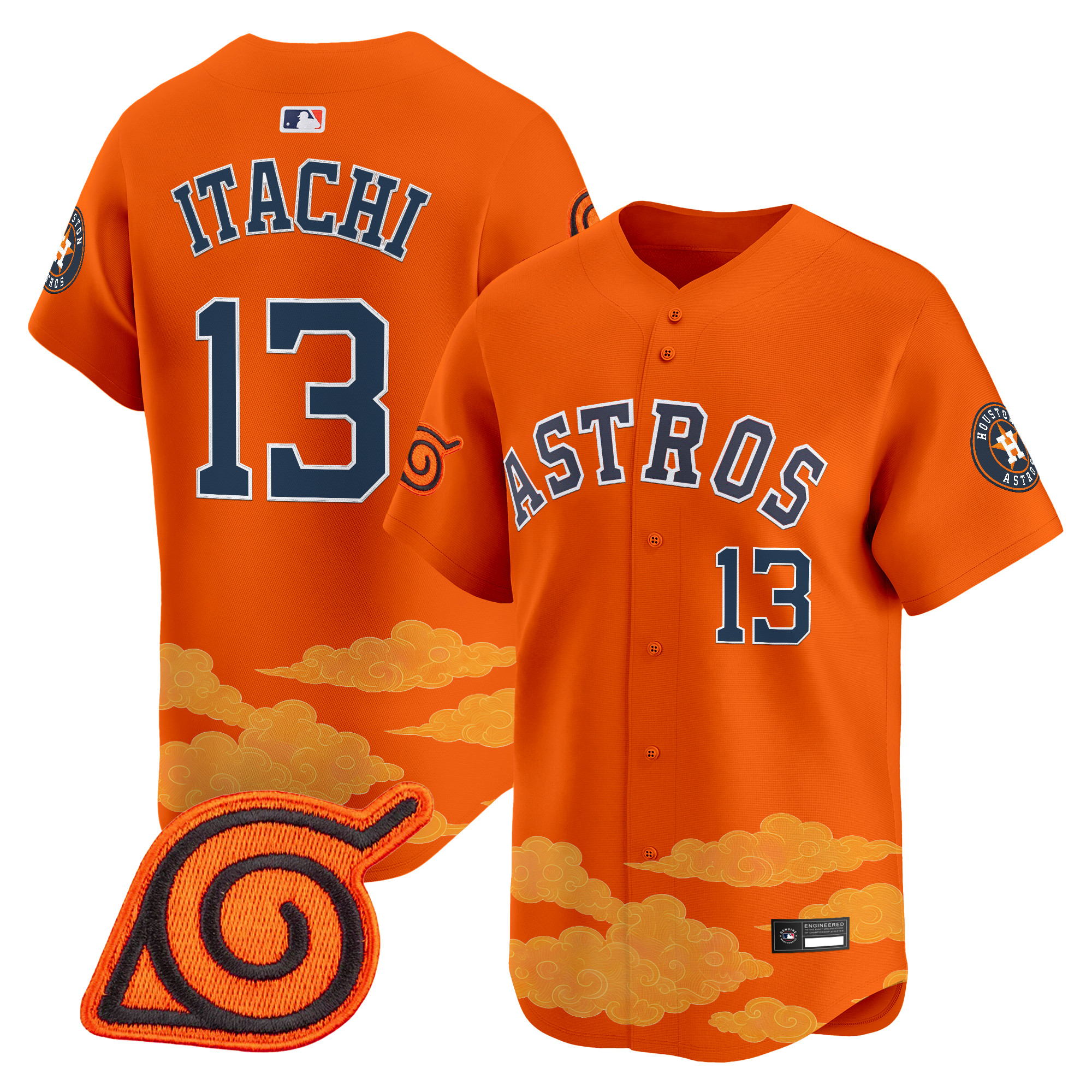 Houston Astros x Naruto Vapor Premier Limited Jersey - Stitched - Image 4