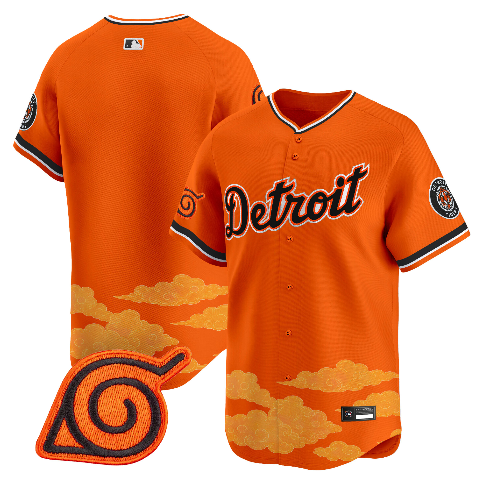 Detroit Tigers x Naruto Vapor Premier Limited Jersey - Stitched - Image 12