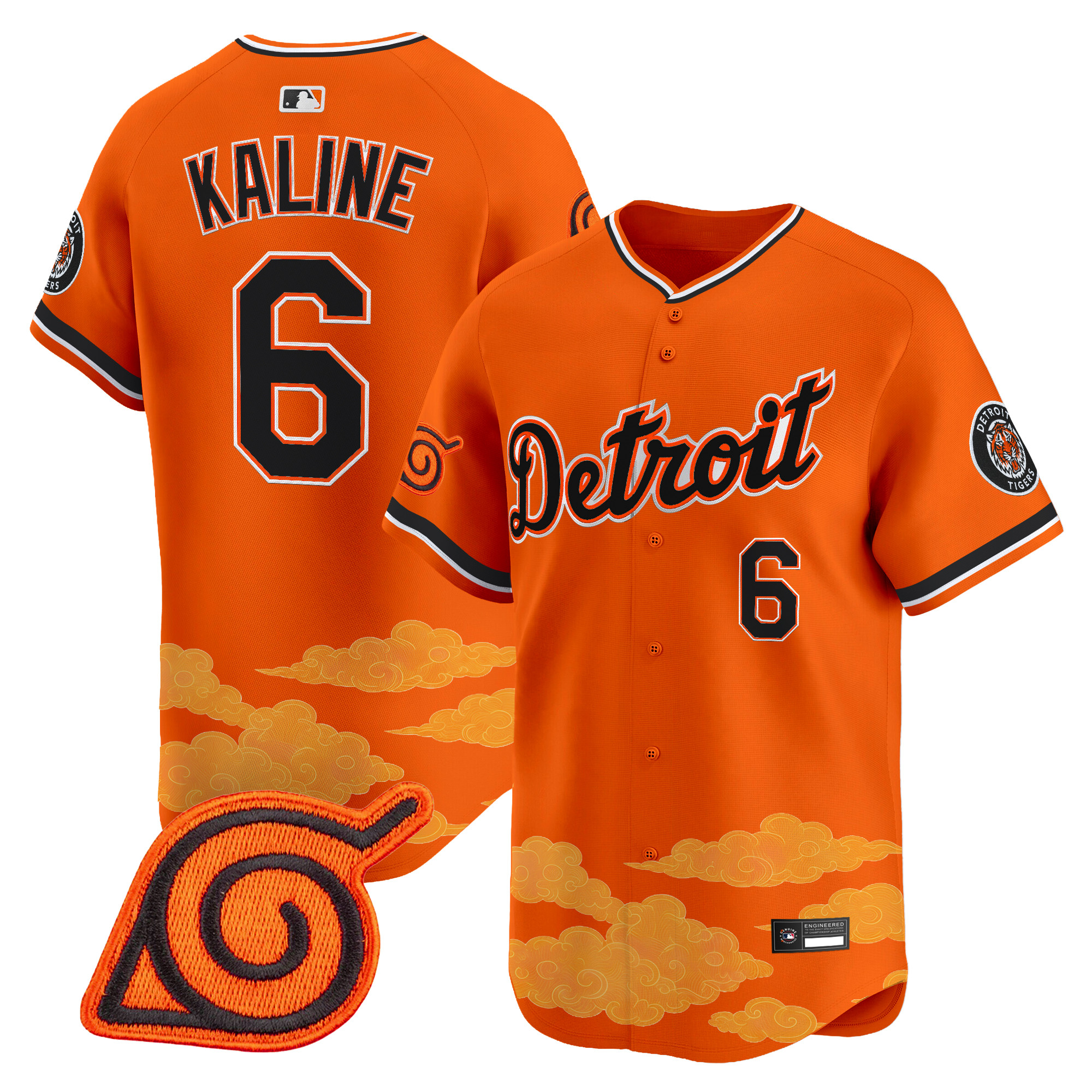 Detroit Tigers x Naruto Vapor Premier Limited Jersey - Stitched - Image 11