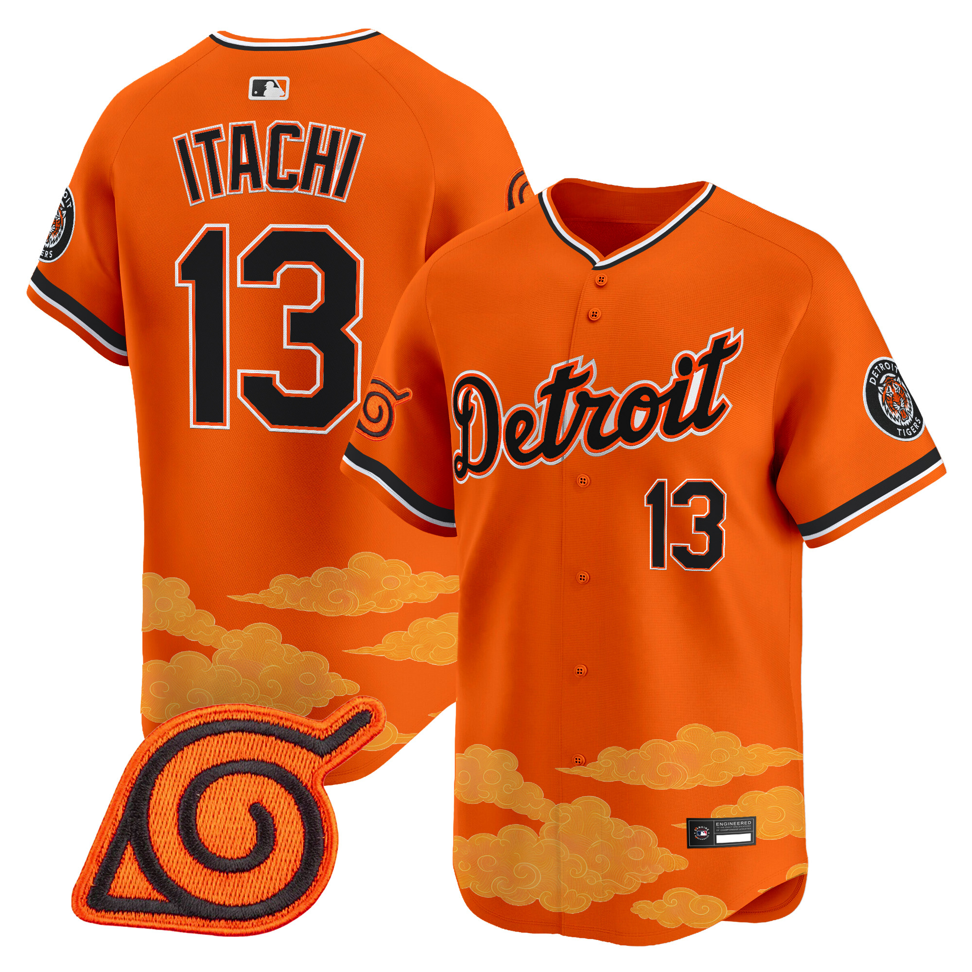 Detroit Tigers x Naruto Vapor Premier Limited Jersey - Stitched - Image 4