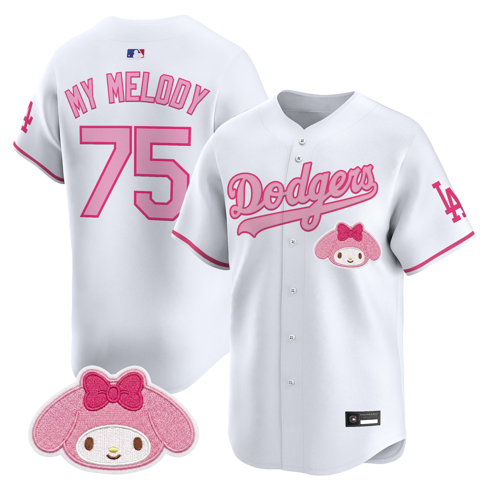 Los Angeles Dodgers x Sanrio Friends Vapor Premier Limited Jersey - All Stitched - Image 6