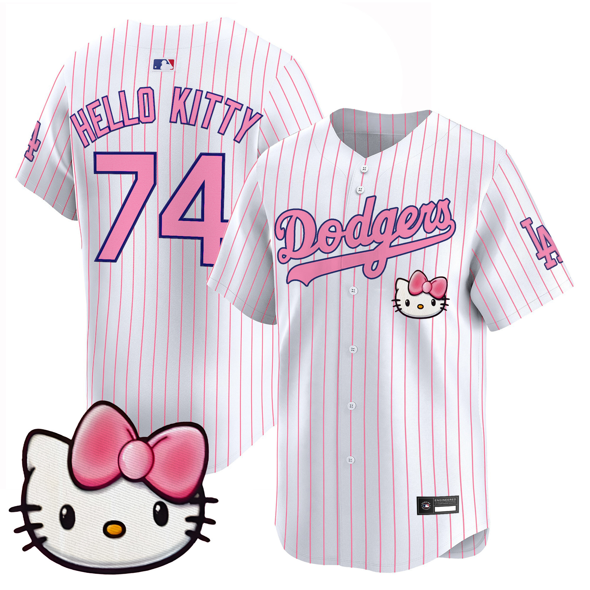Los Angeles Dodgers x Sanrio Friends Vapor Premier Limited Jersey - All Stitched - Image 2