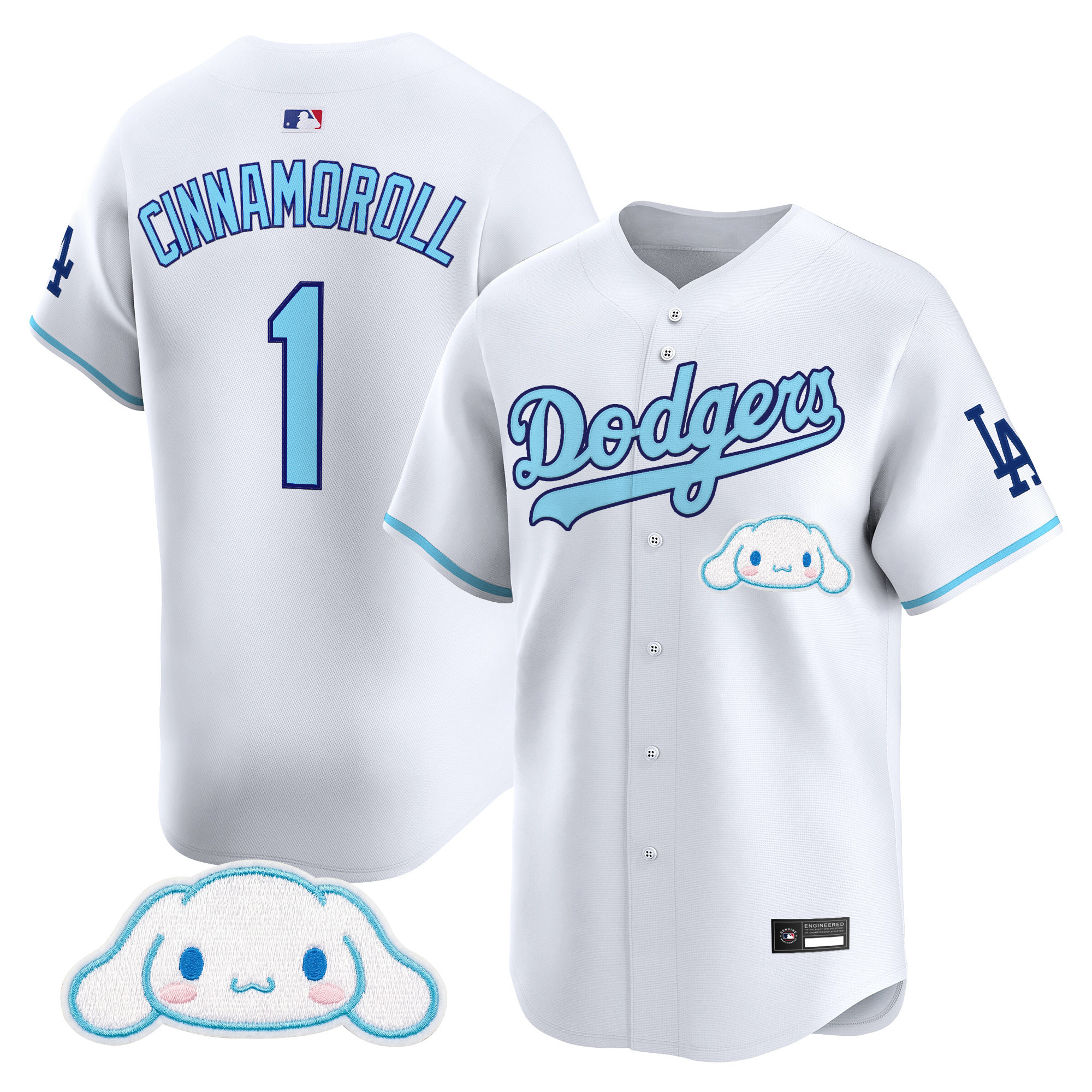 Los Angeles Dodgers x Sanrio Friends Vapor Premier Limited Jersey - All Stitched - Image 4