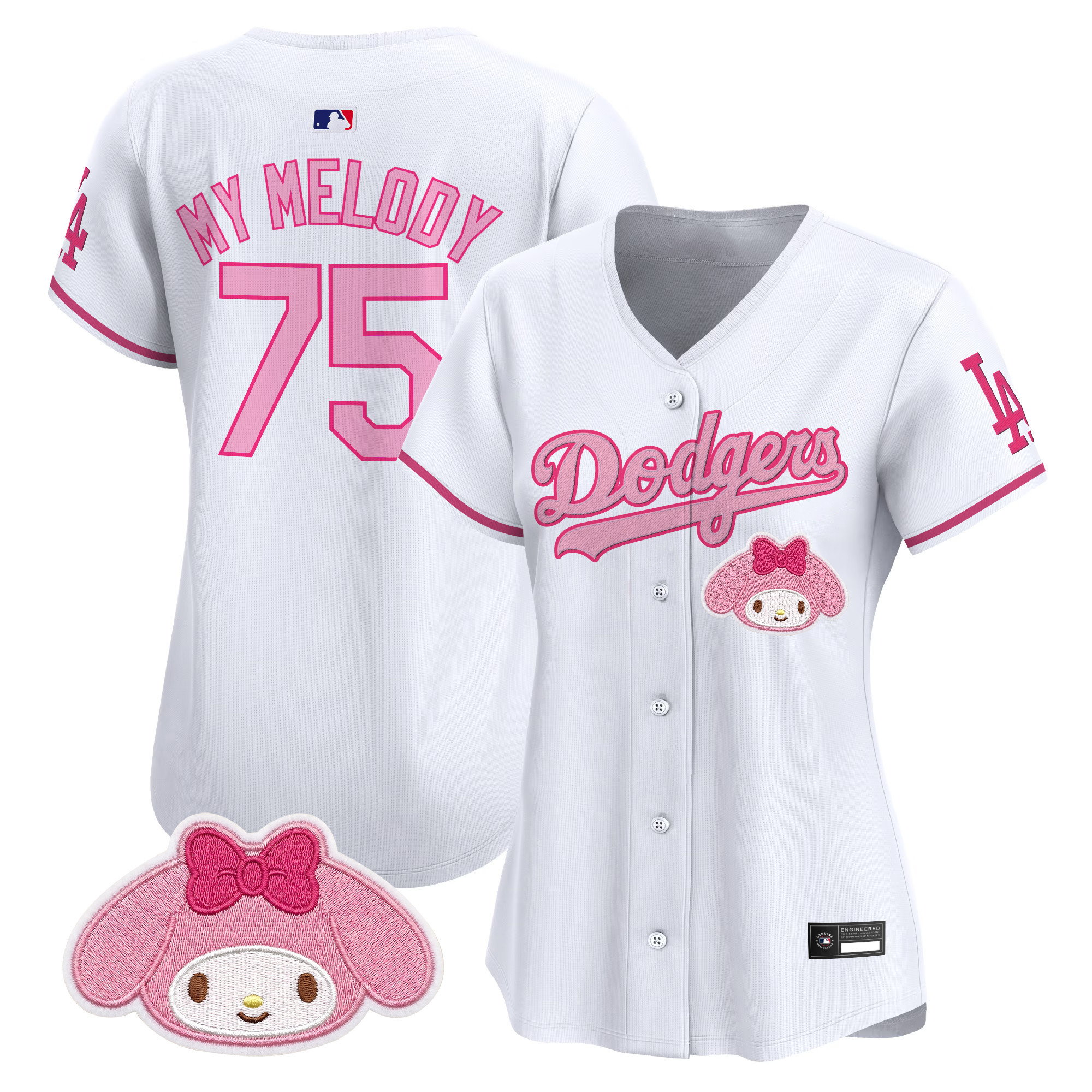 Los Angeles Dodgers x Sanrio Friends Vapor Premier Limited Jersey - All Stitched - Image 12
