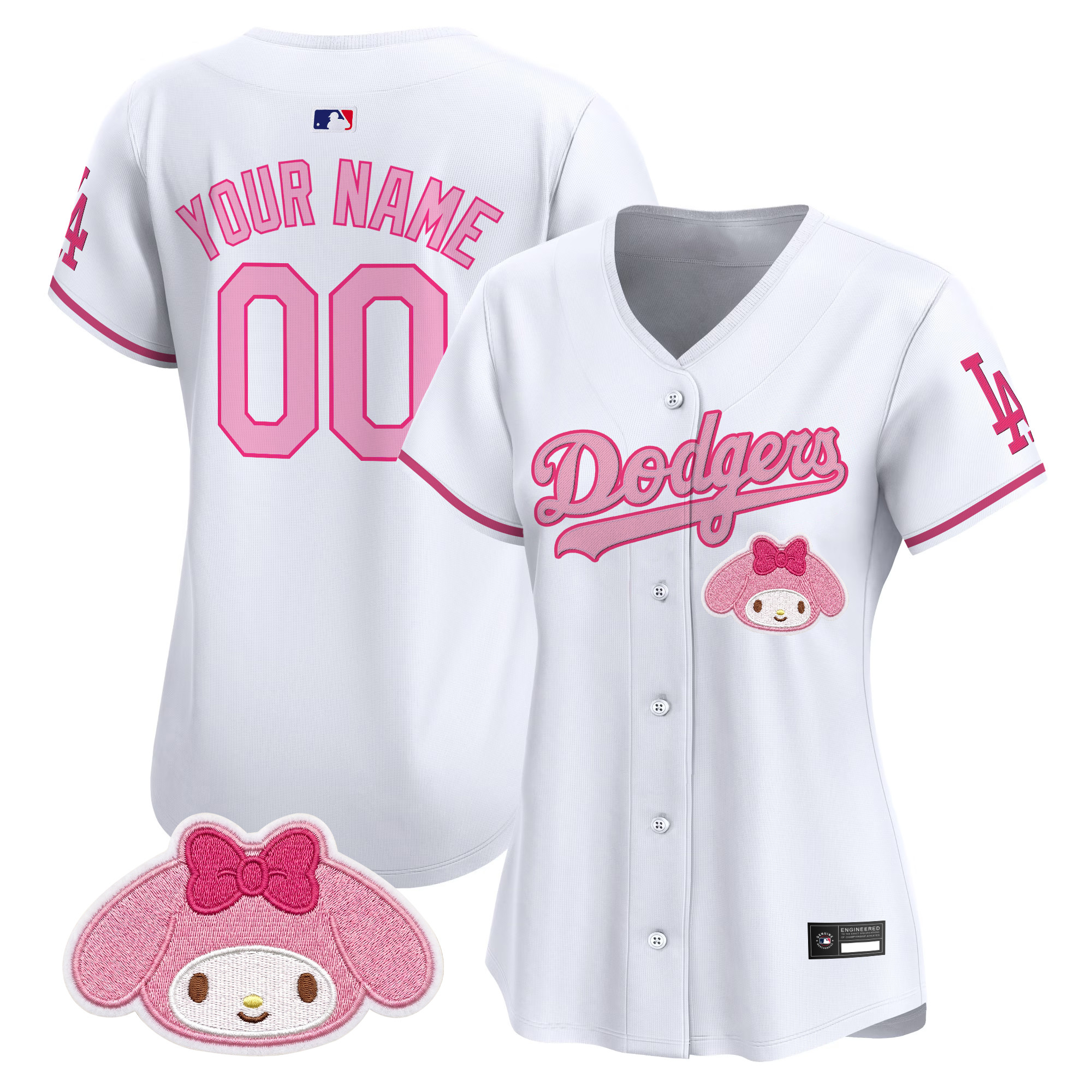 Los Angeles Dodgers x Sanrio Friends Vapor Premier Limited Custom Jersey - All Stitched - Image 12
