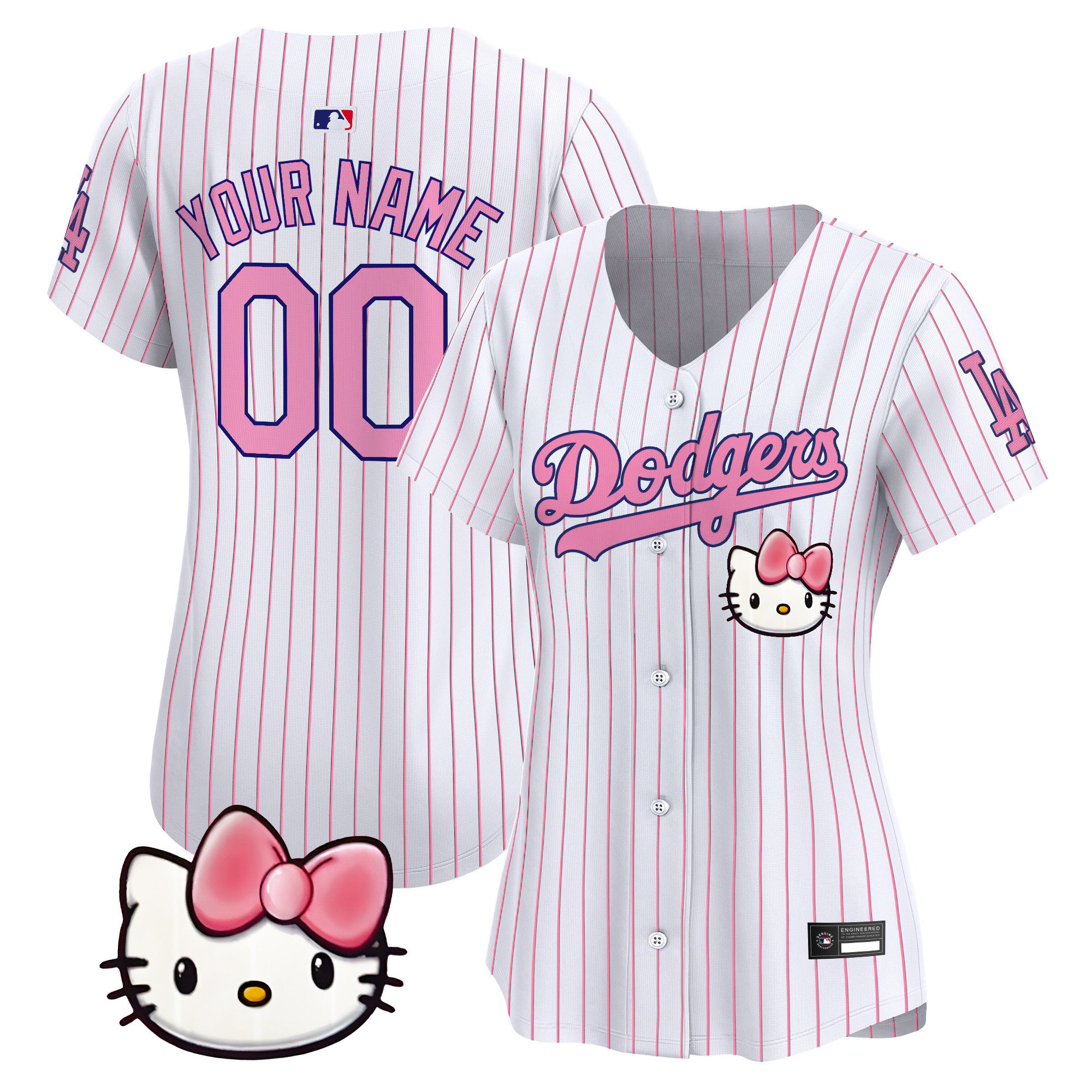 Los Angeles Dodgers x Sanrio Friends Vapor Premier Limited Custom Jersey - All Stitched - Image 11