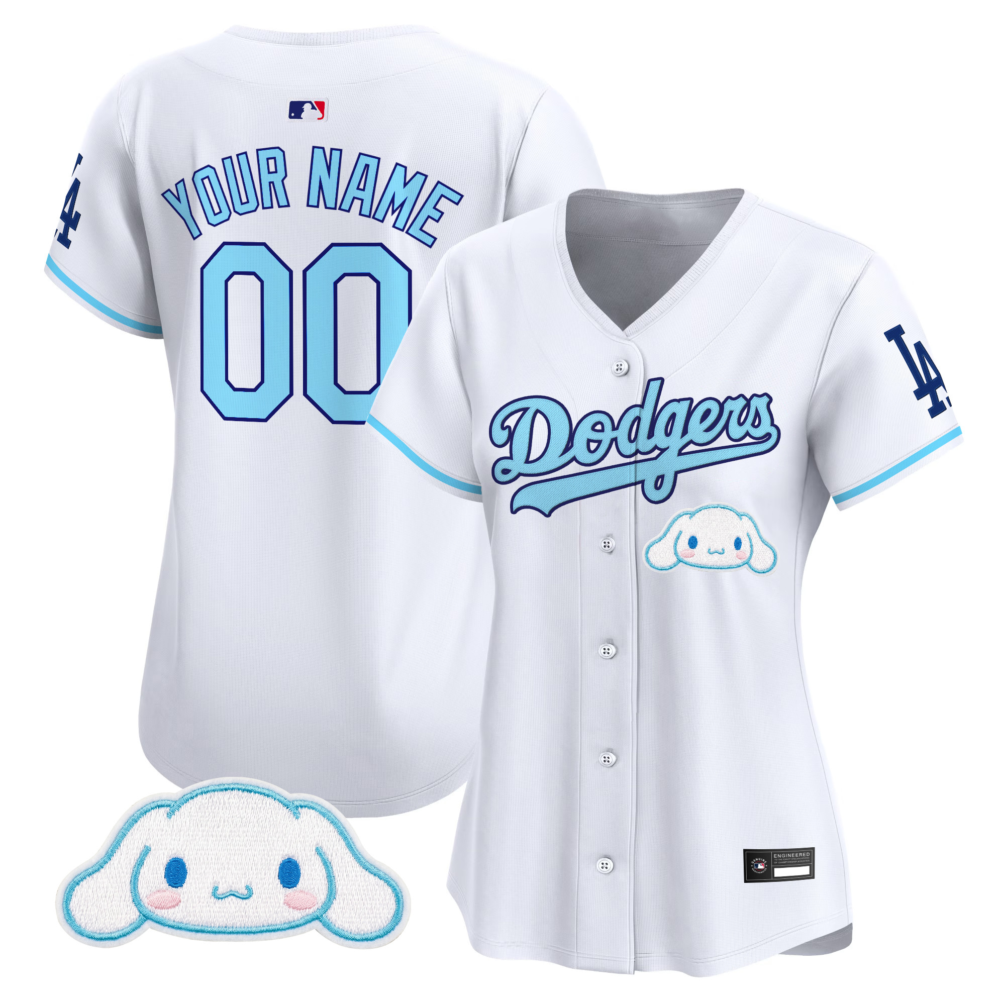 Los Angeles Dodgers x Sanrio Friends Vapor Premier Limited Custom Jersey - All Stitched - Image 8