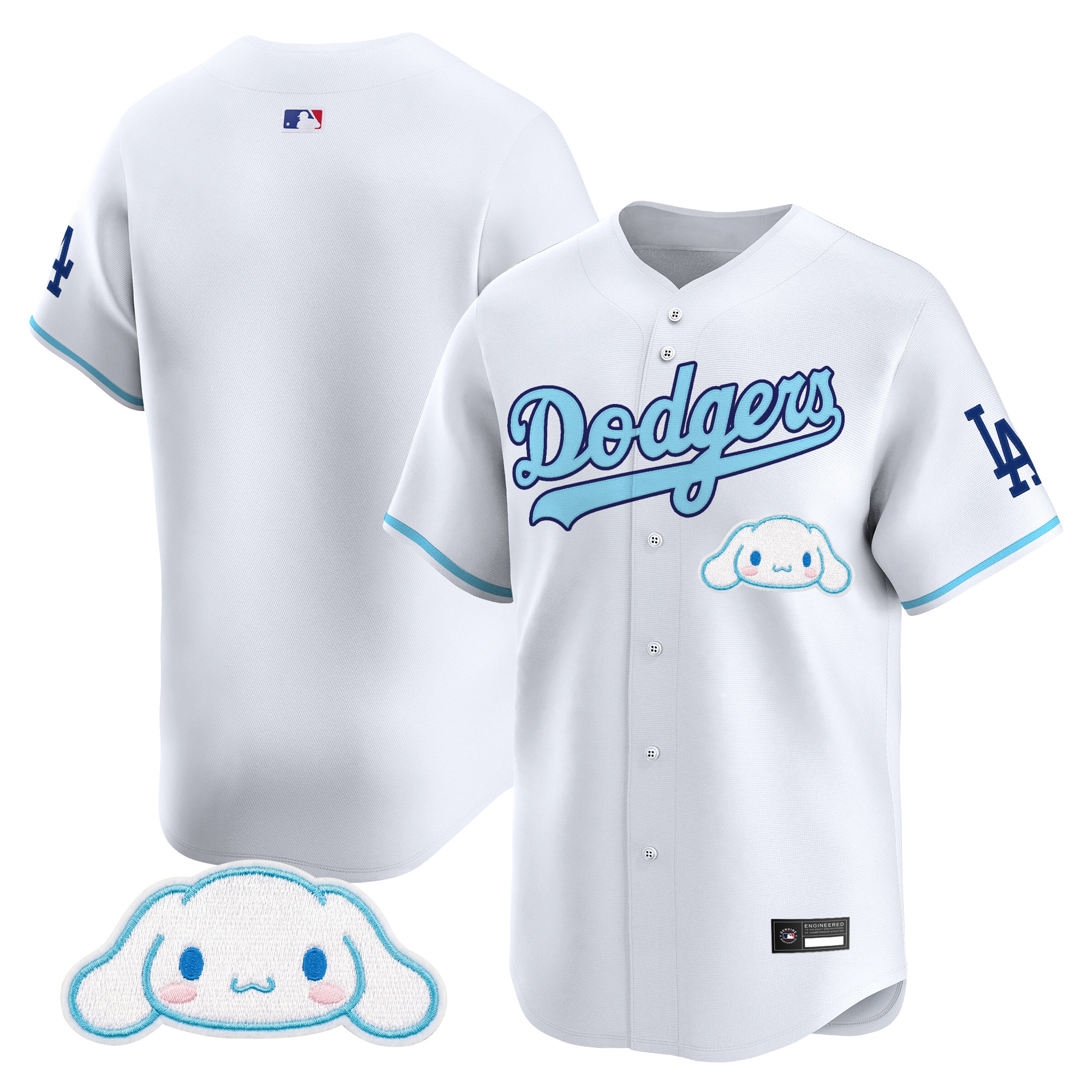 Los Angeles Dodgers x Cinnamoroll Vapor Premier Limited Jersey - All Stitched - Image 13