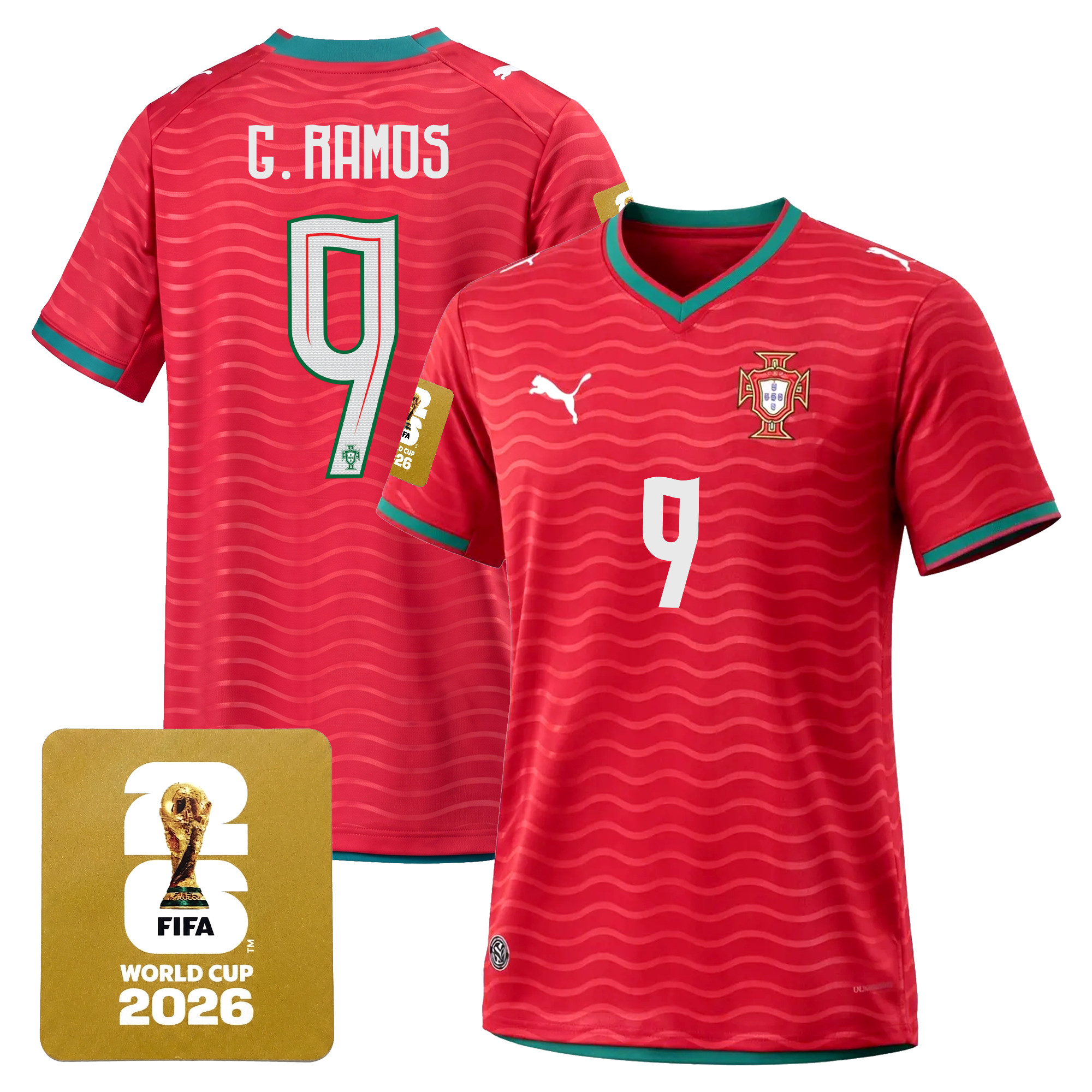 Men's Portugal 2026 World Cup National Team Jersey - Image 3