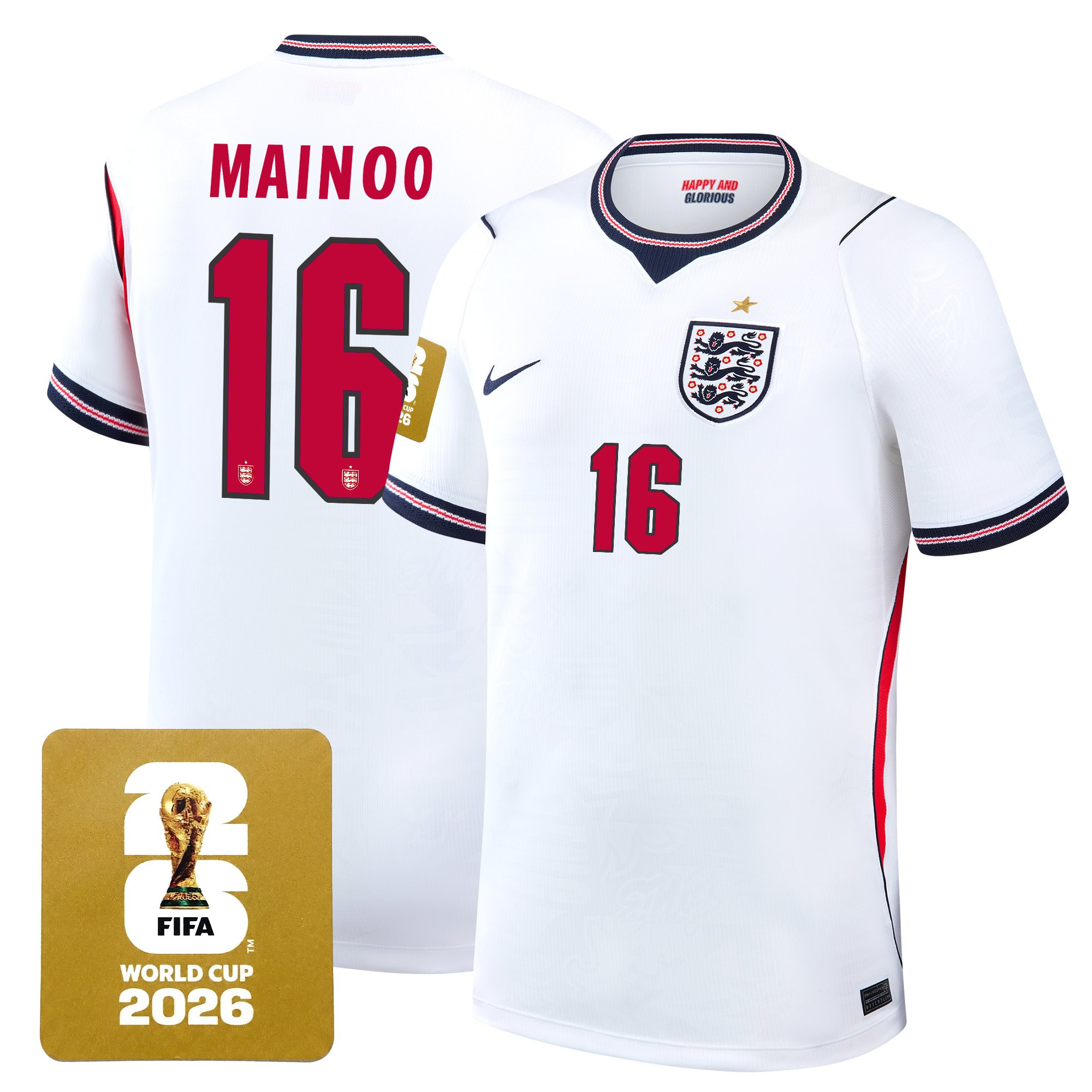 Men's England 2026 World Cup National Team Jersey - Image 5
