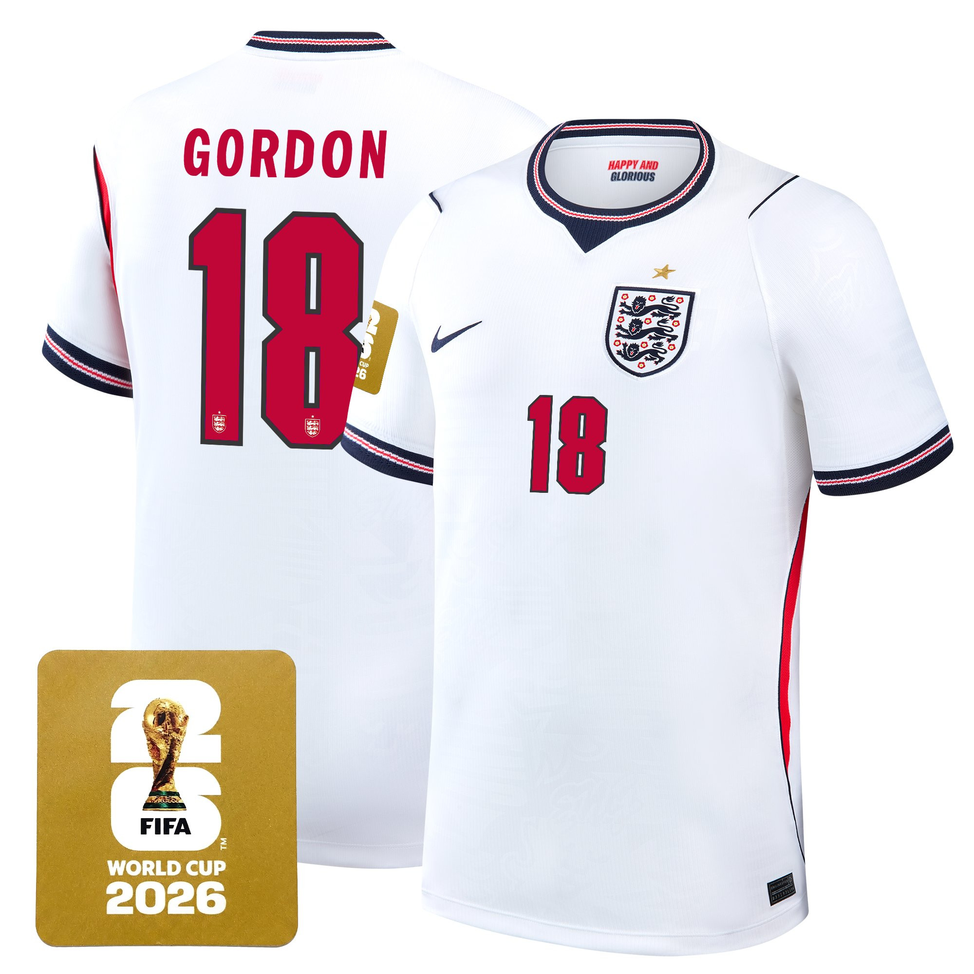 Men's England 2026 World Cup National Team Jersey - Image 6