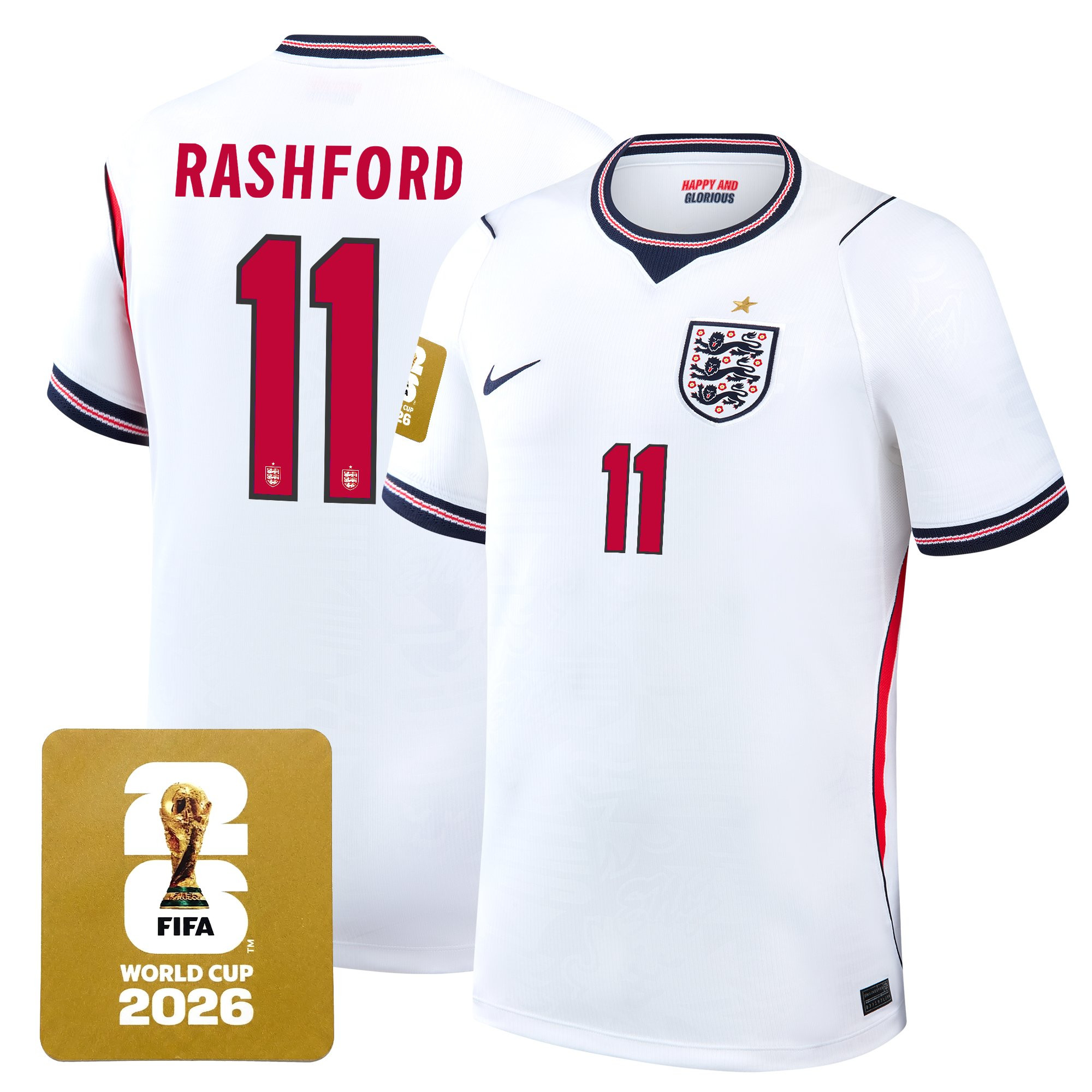 Men's England 2026 World Cup National Team Jersey - Image 7