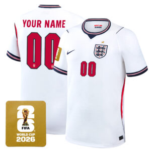 England 2026 World Cup National Team Custom Jersey