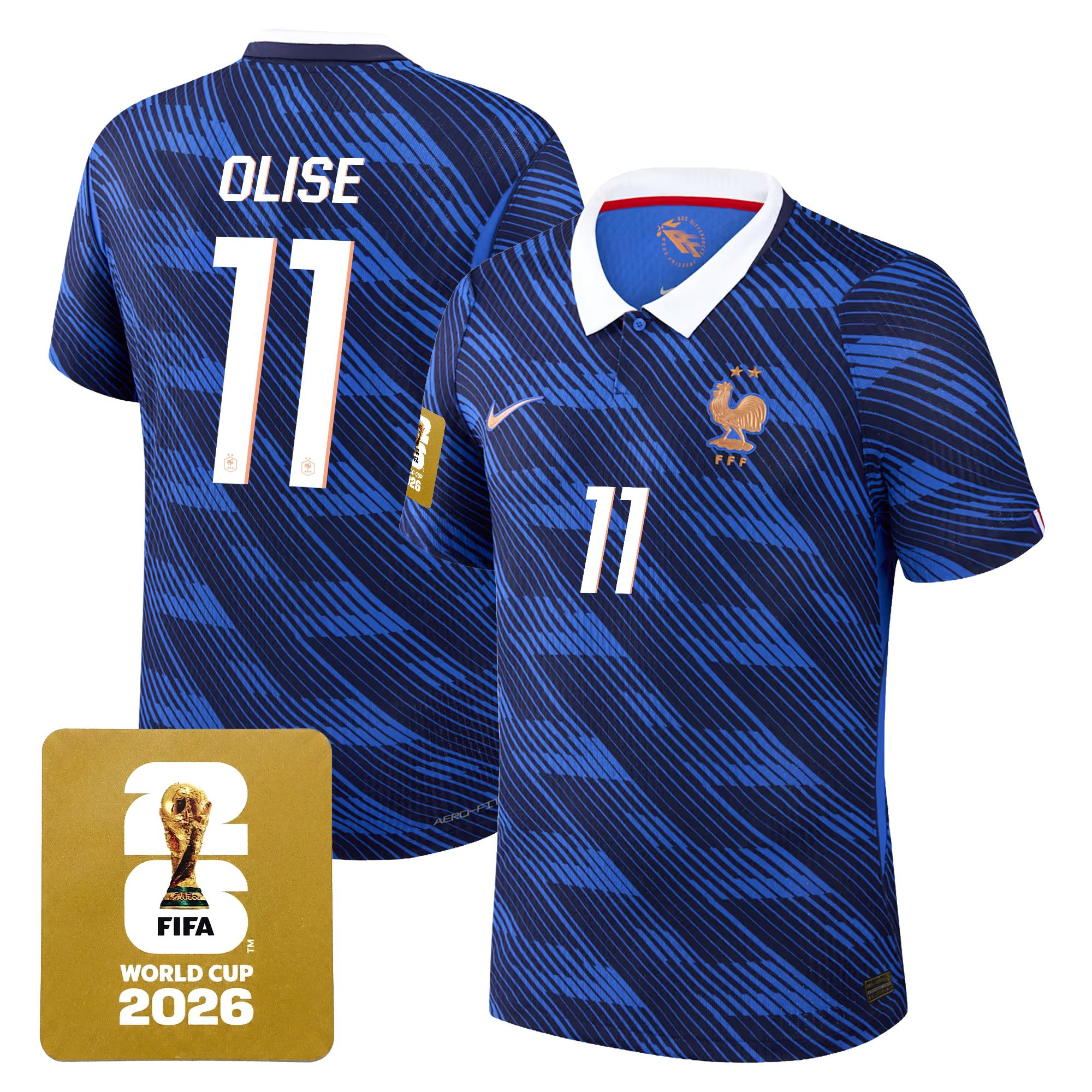 Men's France 2026 World Cup National Team Jersey - Image 3