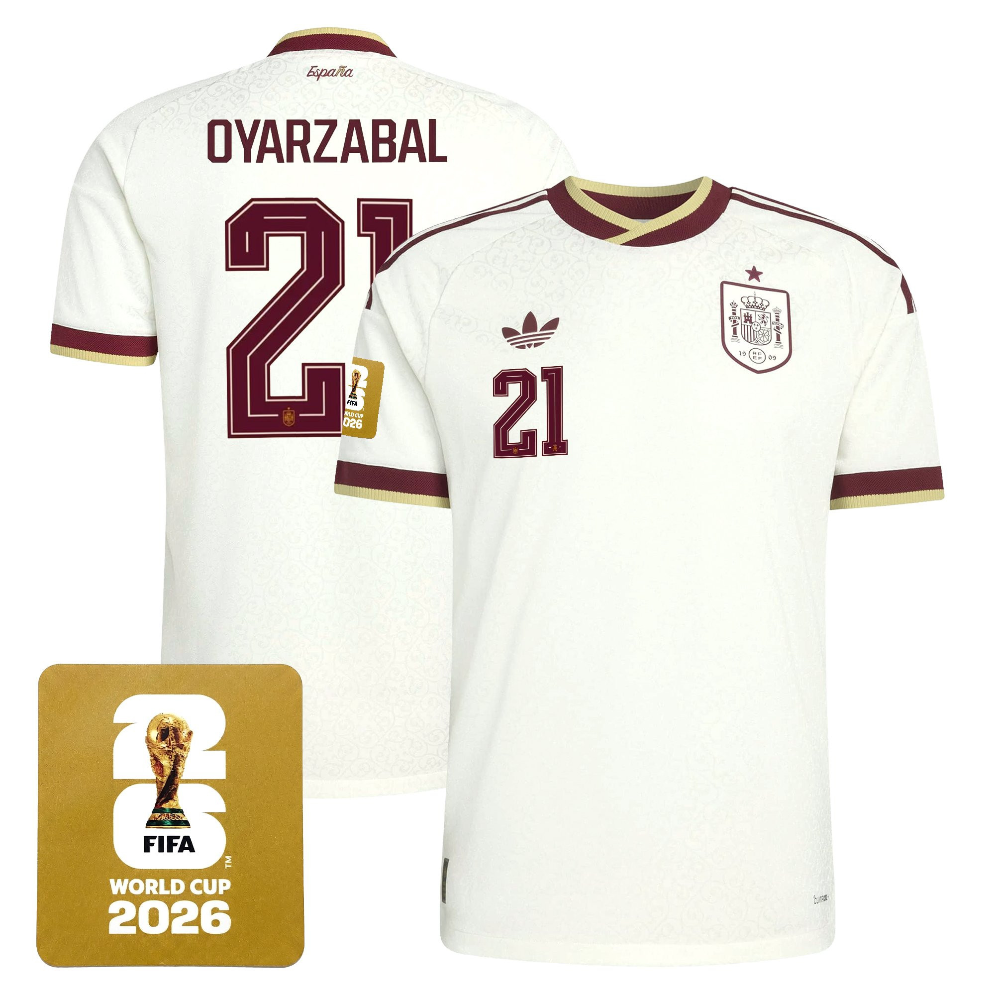 Men's Spain 2026 World Cup National Team Jersey - Image 15