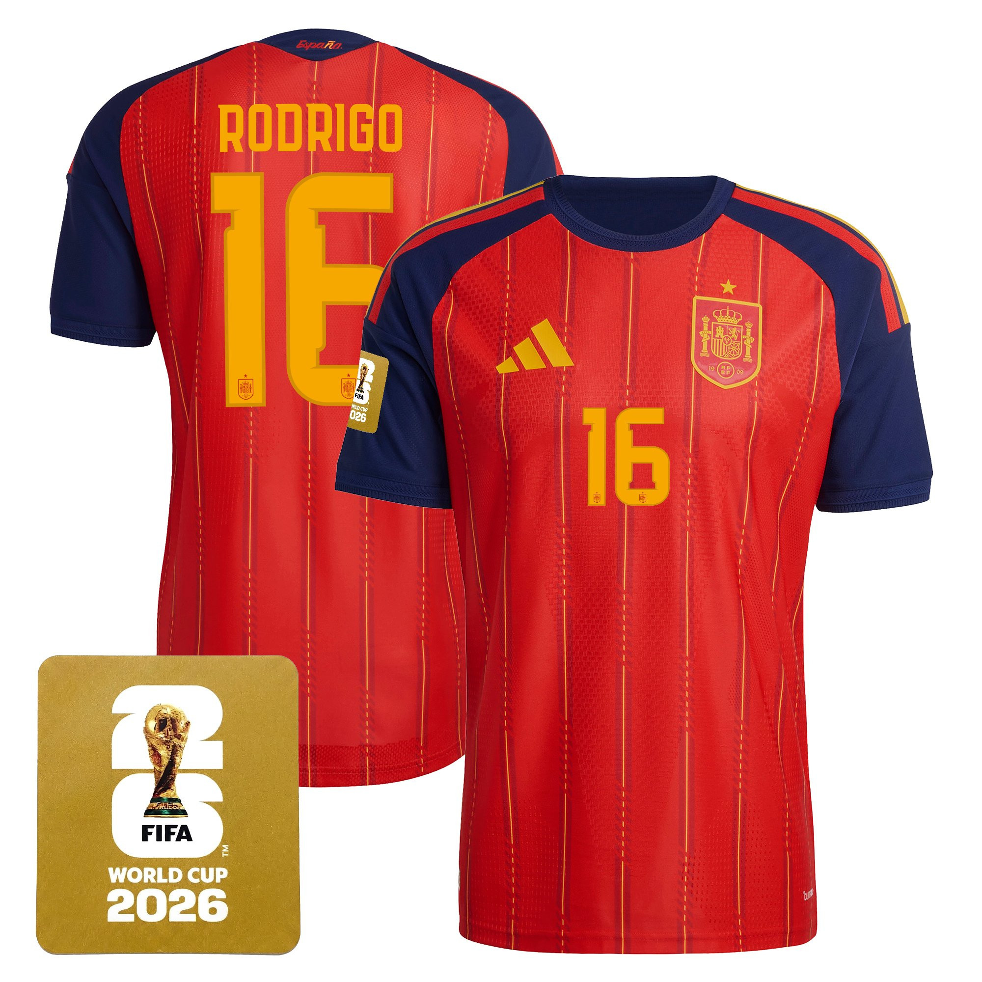 Men's Spain 2026 World Cup National Team Jersey - Image 3