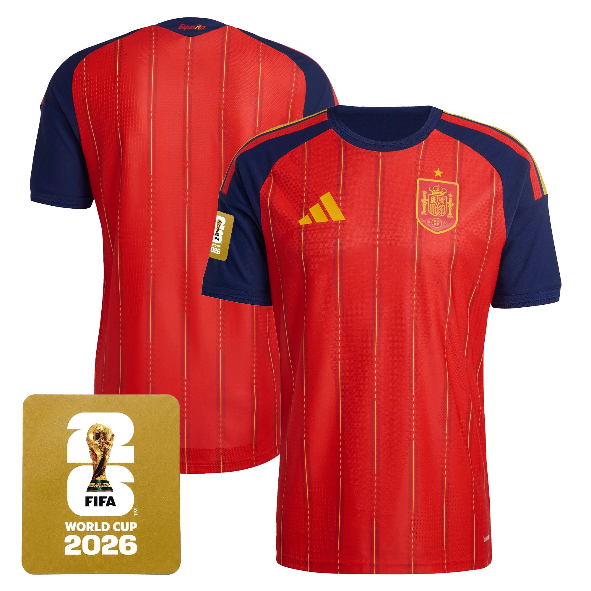 Men's Spain 2026 World Cup National Team Jersey - Image 8
