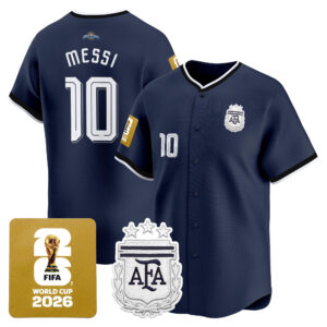 Men's Argentina 2026 Vapor Baseball Jersey - All Stitched